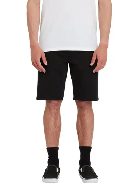 Volcom pánské kraťasy Solver Denim Short Black Out | Černá | Velikost 34 | 100% bavlna