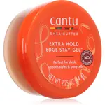 CANTU Shea Butter Extra Hold Edge fixační gel pro vlnité a kudrnaté vlasy s bambuckým máslem 67 ml