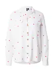 VERO MODA Blúzka 'VMBumpy'  červená / biela