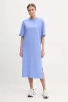 Bavlněné šaty The North Face Oversized fialová barva, maxi, oversize, NF0A8C2E0YI1