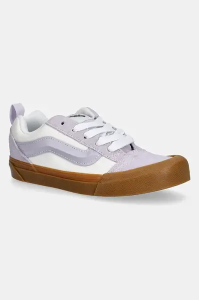Dětské tenisky Vans Knu Skool fialová barva, VN000D2TCPT1