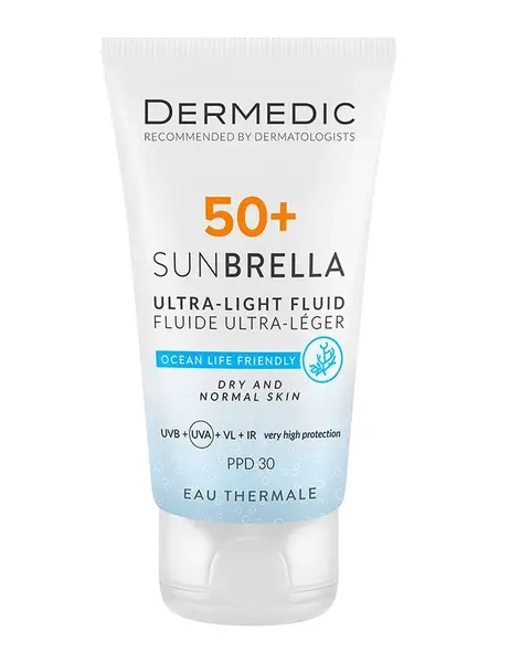 Dermedic Sunbrella Lehká opalovací emulze na suchou a normální pleť SPF50+ 40 ml
