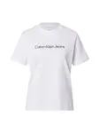 Calvin Klein Jeans Tričko  čierna / biela