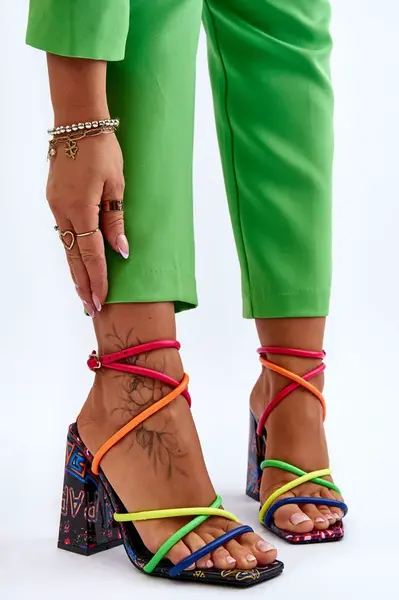 Boto Módne vysoké podpätky Josette Multicolor