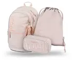 Baagl 3 SET Core Creamy: batoh, penál, sáček