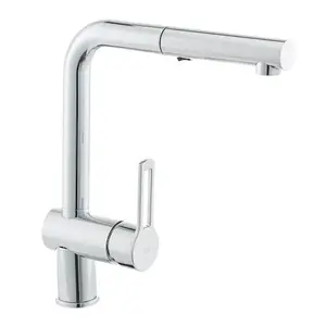 Paffoni Vallone drezová batéria ringo s vyťahovacou spŕškou, 2 prúdy chróm RIN285