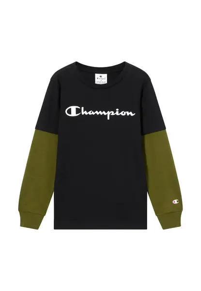 Champion Authentic Athletic Apparel Tričko  olivová / čierna / biela