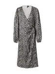 VERO MODA Šaty 'VMVina'  brokátová / čierna / biela