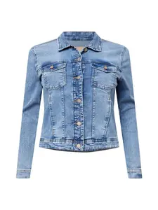 ONLY Carmakoma Prechodná bunda 'Wespa'  modrá denim