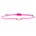 Valentine's Adjustable Braided Polyester Cord Bracelets