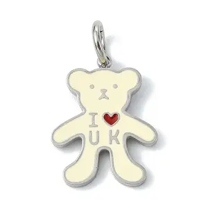 304 Stainless Steel Enamel Pendants