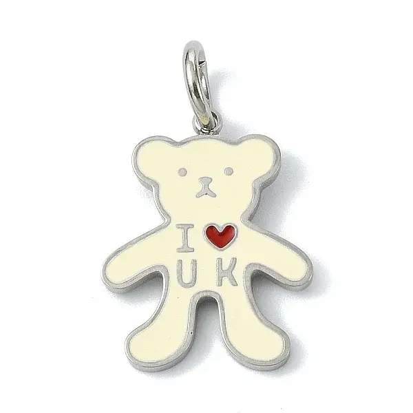 304 Stainless Steel Enamel Pendants