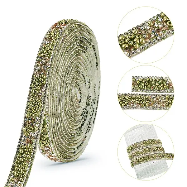 Hotfix Rhinestone Ribbon Trimming