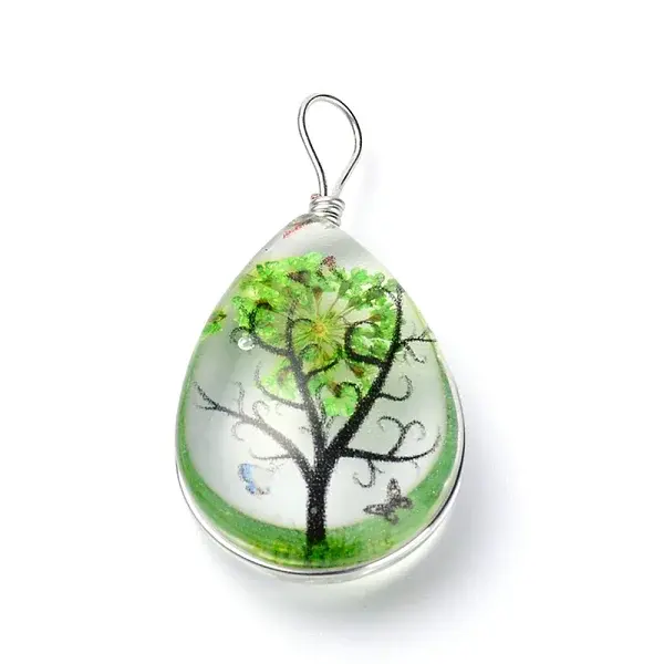 Transparent Glass Pendants