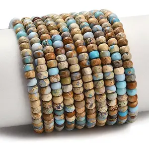 Dyed Natural Imperial Jasper Beads Strands