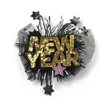 New Year's party Iron Hair Clip