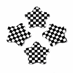 Opaque Cellulose Acetate(Resin) Pendants