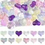 60Pcs 12 Colors Transparent Glass Beads