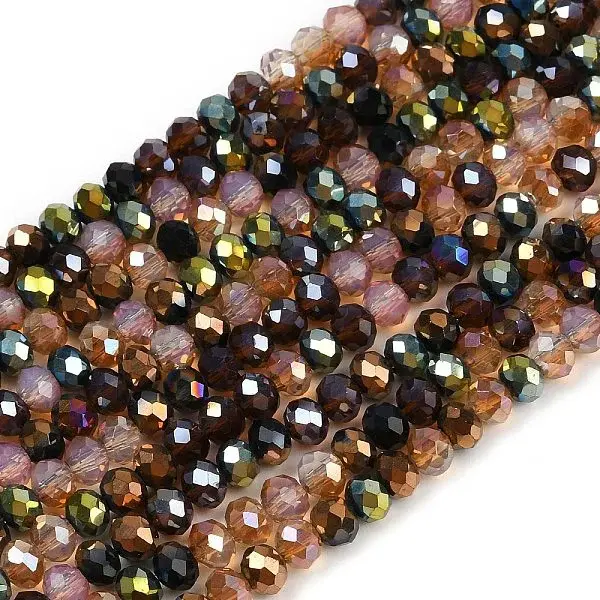 Electroplate Glass Beads Strands