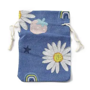 Cotton & Linen Drawstring Gift Bags