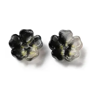 Dyed & Heated Gradient Color Glass Bead Cap