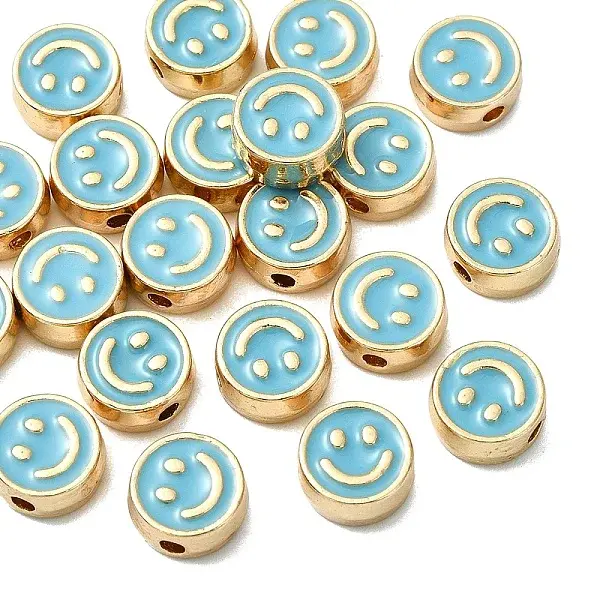 20Pcs Alloy Enamel Beads