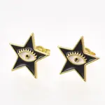 Brass Stud Earrings