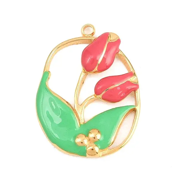 304 Stainless Steel Enamel Pendants