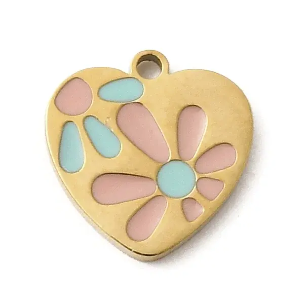 304 Stainless Steel Enamel Charms