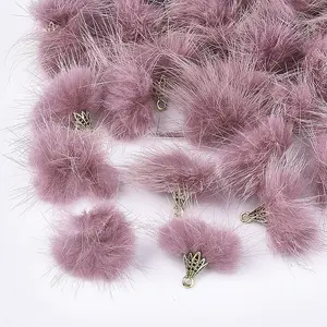 Faux Mink Fur Tassel Pendant Decorations