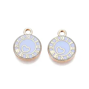 Rack Plating Alloy Enamel Pendants