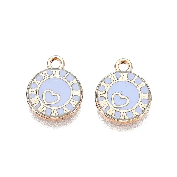 Rack Plating Alloy Enamel Pendants