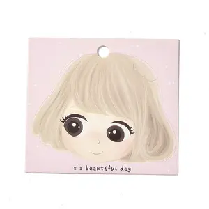 100Pcs Paper Hair Ties Display Cards