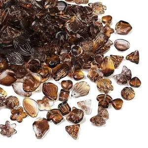 Gradient Color Transparent Glass Beads