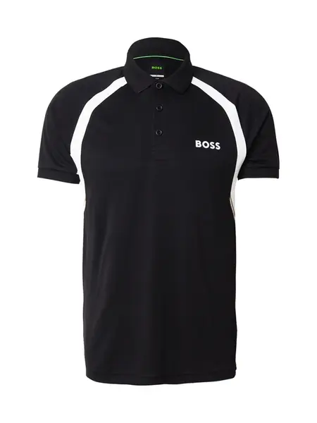 BOSS Funkčné tričko  čierna / biela