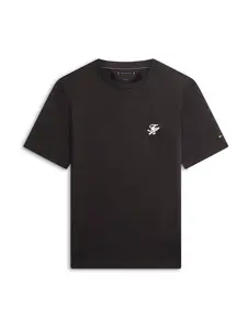 TOMMY HILFIGER Tričko  čierna / biela