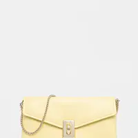 Kožená kabelka Furla žlutá barva, WB01517.BX3227.3684S1007