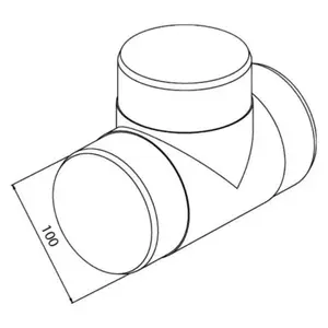 Tvarovka T CTO, 3 x 100 mm 0623