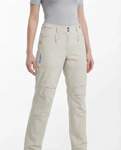 Husky Kusty L S, beige Dámské outdoor kalhoty