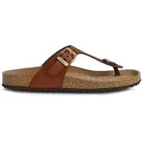 Geox D BRIONIA Dámské žabky, hnedá, veľkosť