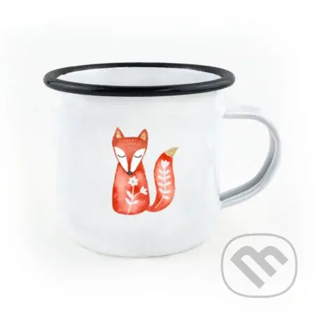 Smaltovaný hrnek Liška