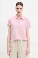 Halenka United Colors of Benetton dámská, růžová barva, hladká, 5ONVDQ0BQ