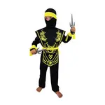 Dětský kostým žlutý ninja (M)