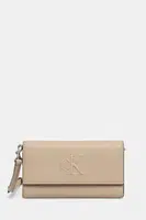 Kabelka Calvin Klein Jeans béžová barva, LV04K1006G