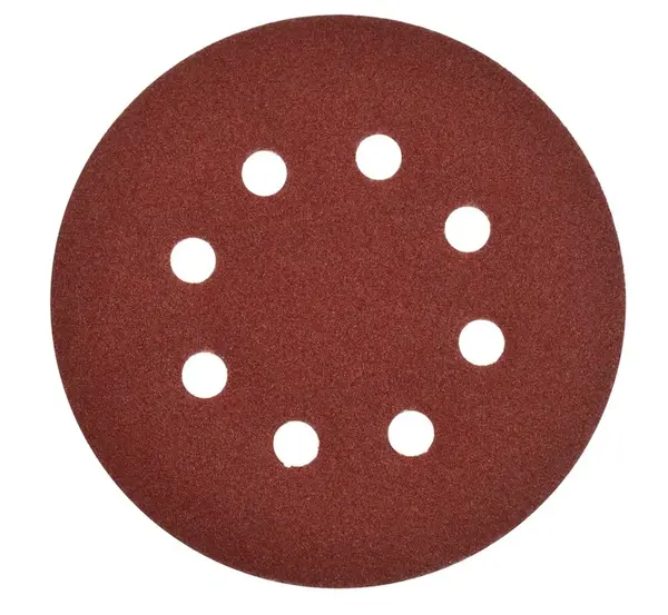 GEKO Brusné papírové kotouče, smirek, průměr 125mm, 8 otvorů, různé hrubosti a velikosti balení Počet kusů: 50ks, Zrnitost: P60