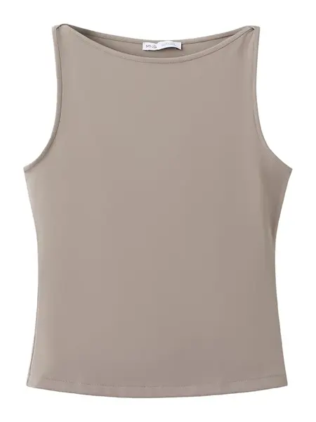 MANGO Top 'TECLA'  svetlohnedá