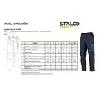 Kalhoty pracovní VIKTOR, modré, 2XL, STALCO