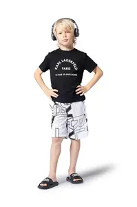 Dětské bavlněné tričko Karl Lagerfeld