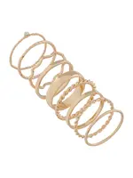 ABOUT YOU Prsteň 'Tara'  zlatá