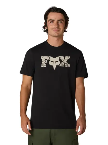Fox pánské tričko Diffuse Dri-Release SS Black | Černá | Velikost XL
